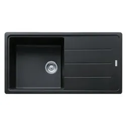 Lavello 1 vasca (97x50cm) Bfg 611 97 BOSTON Nero Opaco 114 0276 112 - immagine 1