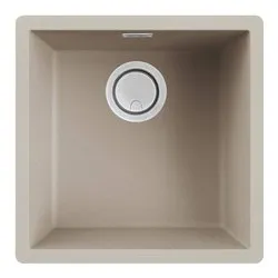 Lavello 1 vasca (45,6x45,6cm) ZEN 102 Champagne Satinato LKZ10295 - immagine 1