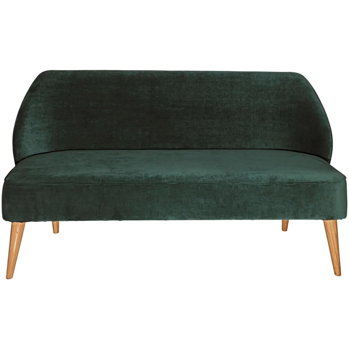 VEGA Divano Houston in velluto; 155x60x82 cm (LxPxH); seduta abete - immagine 1