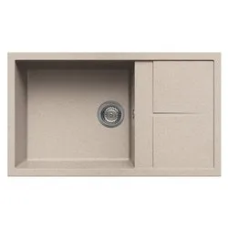 Lavello 1 vasca (86x50cm) UNICO 410 Avena Opaco LGU41051 - immagine 1