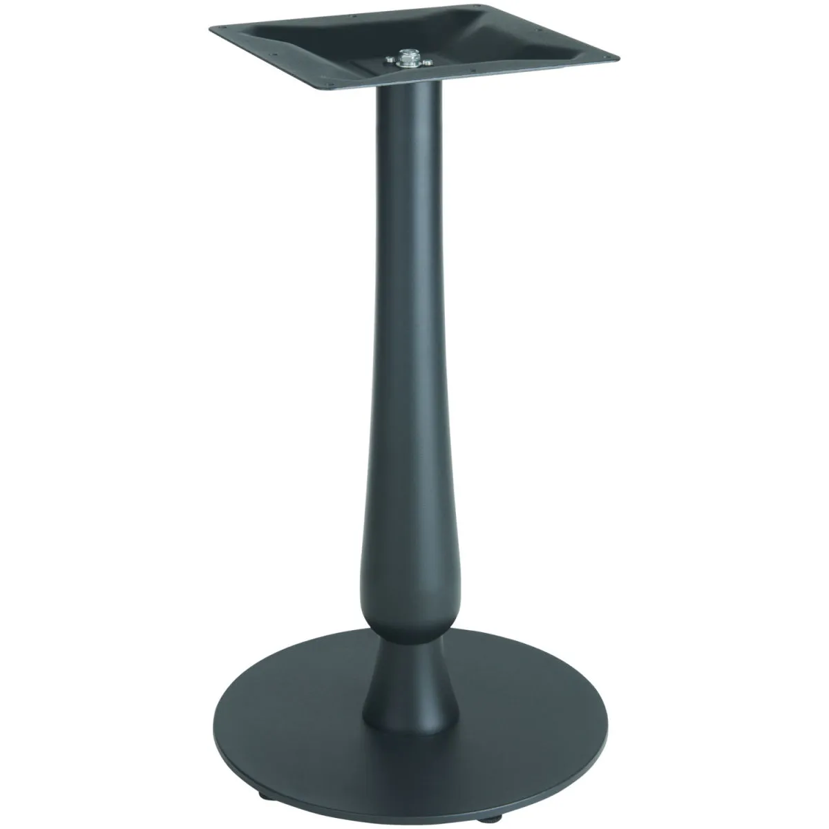 VEGA Base per tavolo da interno Barock rotonda; 43x72 cm (ØxH); nero; rotonda - immagine 1