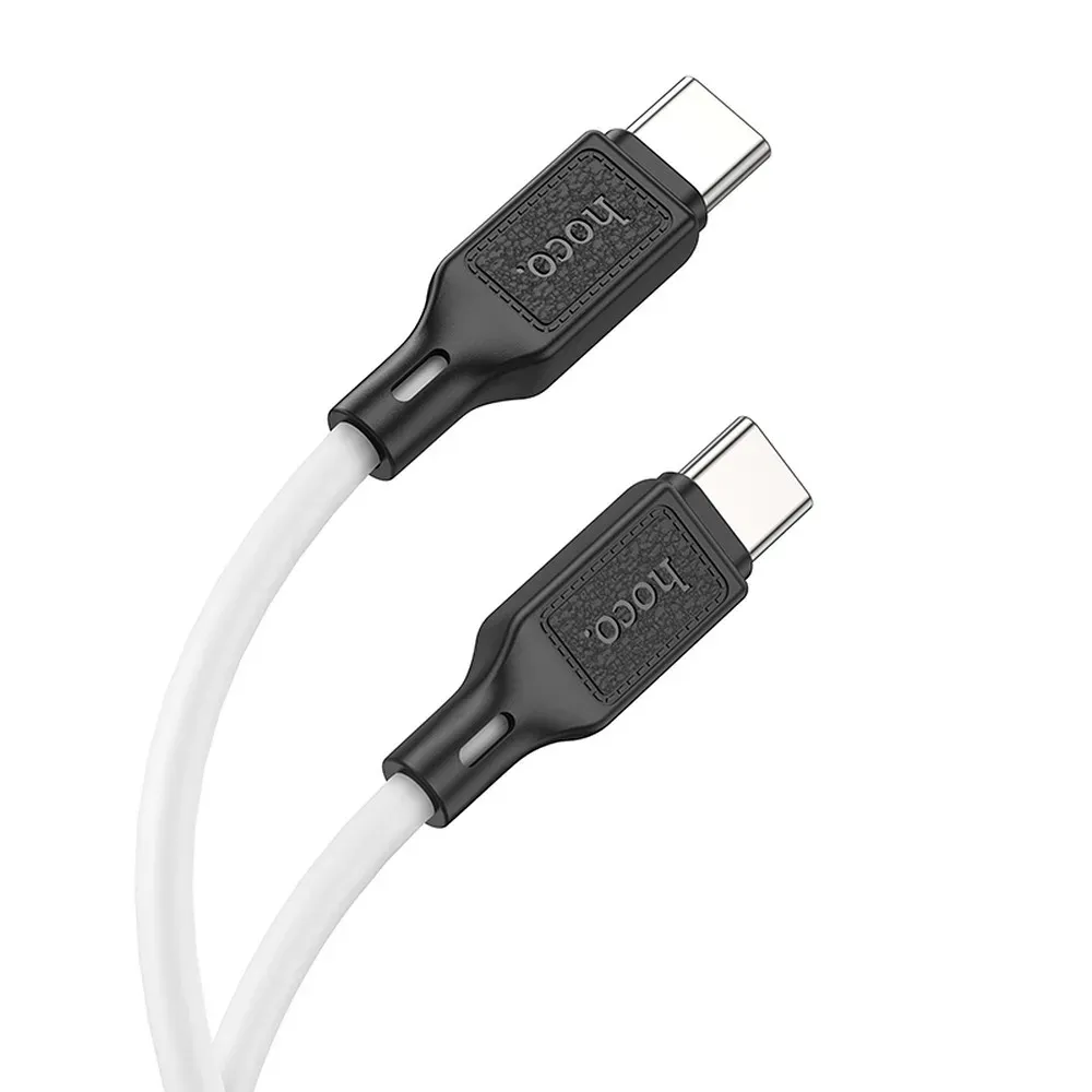 Cavo Dati e Ricarica USB-C - USB-C HOCO X90, 60W, 1m, Bianco - immagine 1