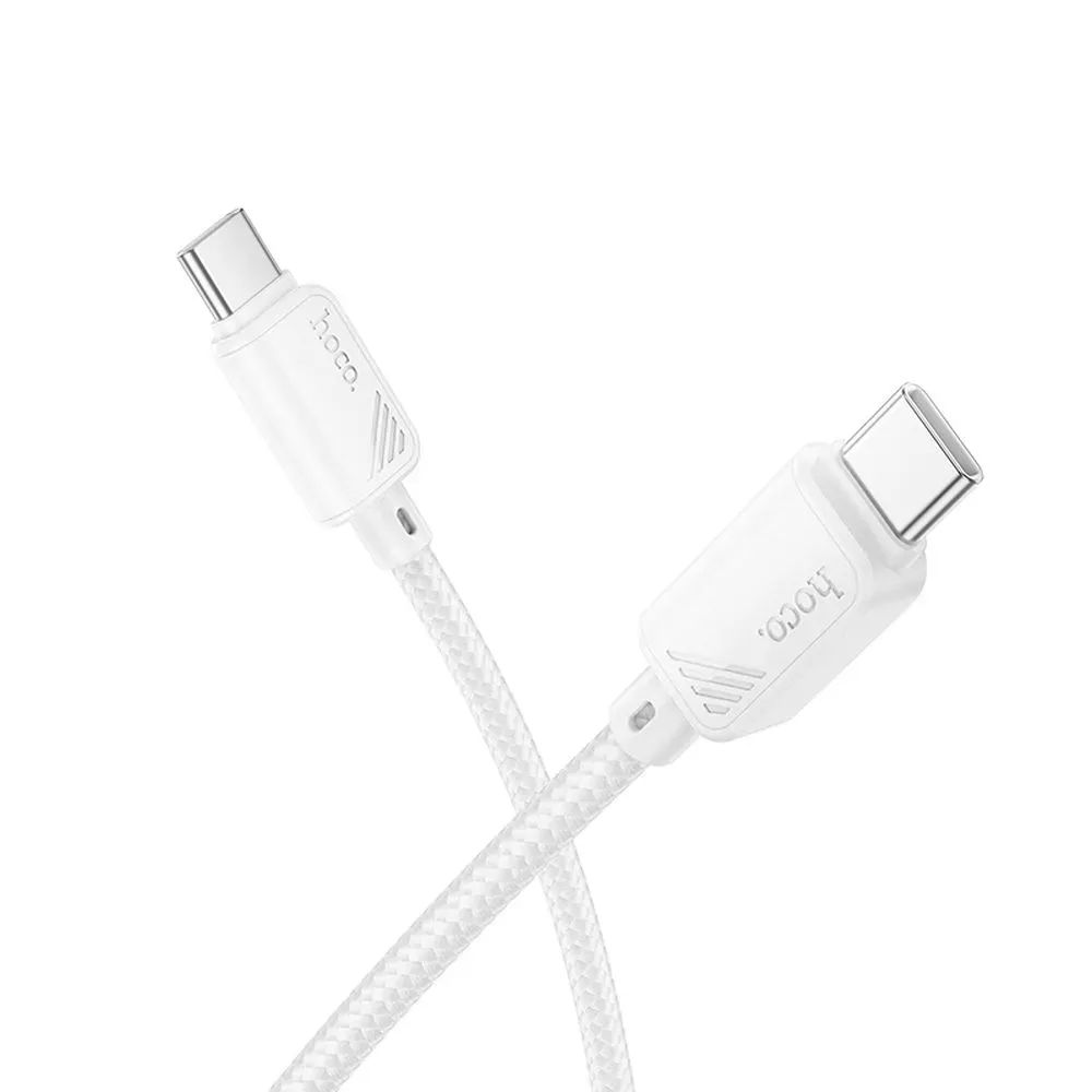 Cavo Dati e Ricarica USB-C - USB-C HOCO X113, 60W, 1m, Bianco - immagine 1
