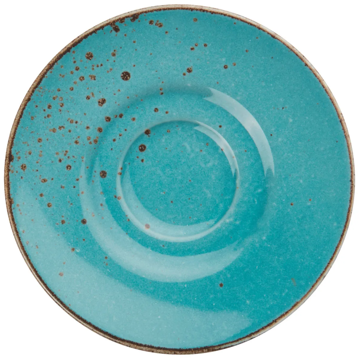 6x VEGA Piattino per tazzina caffè Palana; 12.4 cm (Ø); turchese; rotonda; 6 pz. / Pacco - immagine 1