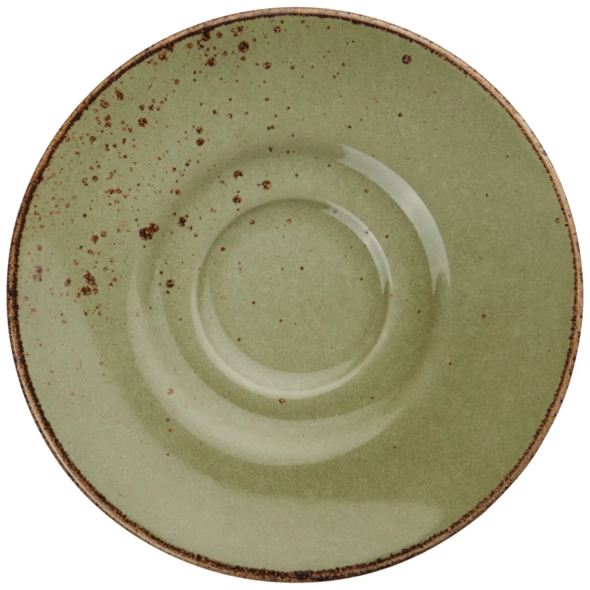 6x VEGA Piattino per tazzina caffè Palana; 12.4 cm (Ø); verde lime; rotonda; 6 pz. / Pacco - immagine 1