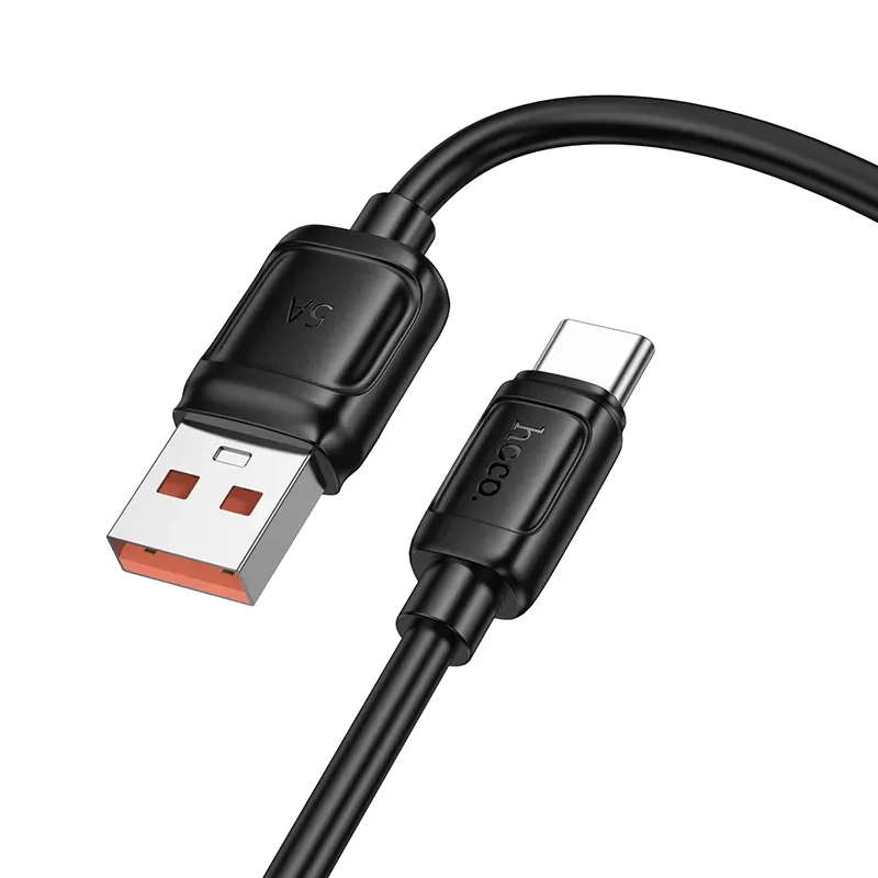 Cavo Dati e Ricarica USB-A - USB-C HOCO X115, 100W, 1m, Nero - immagine 1