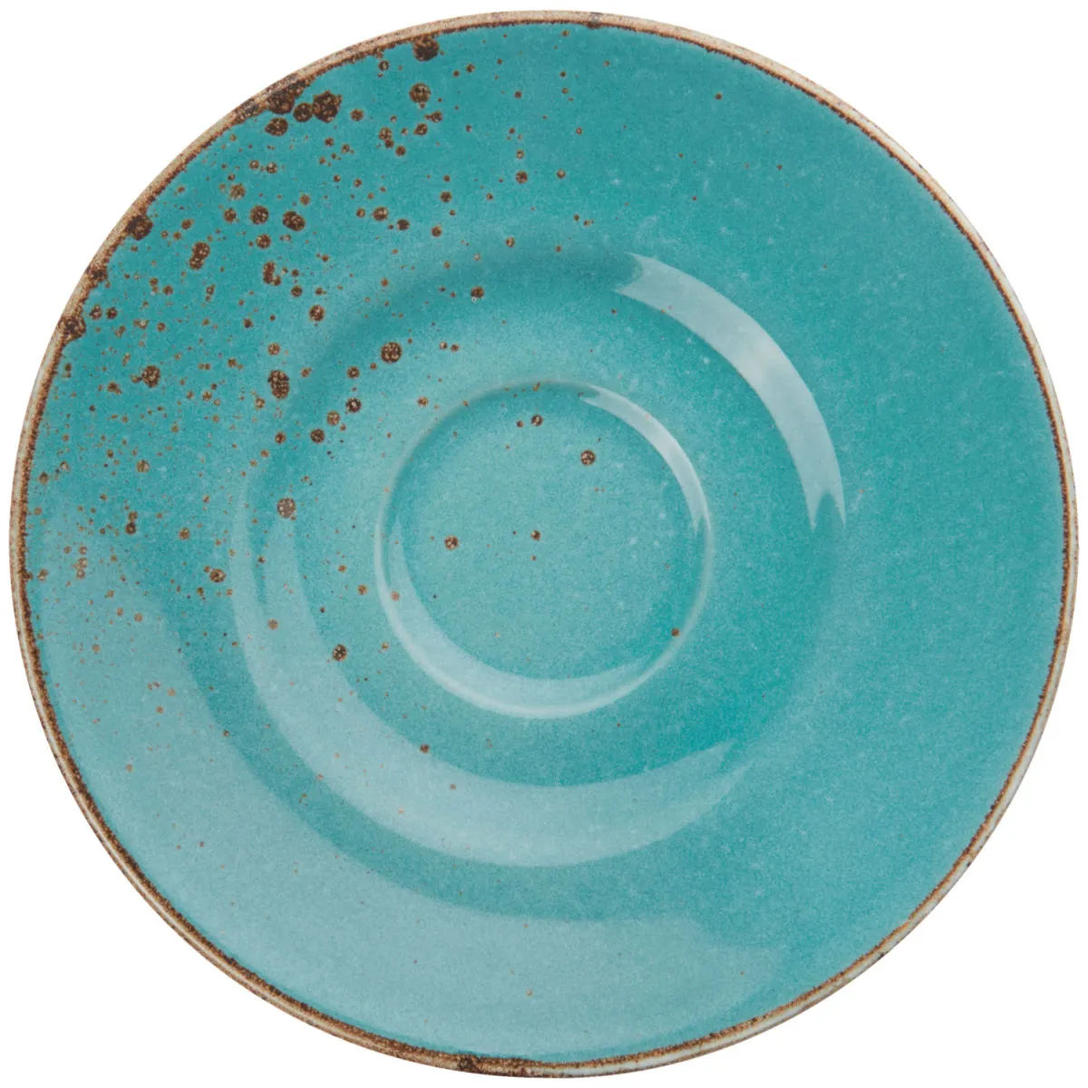 6x VEGA Piattino per tazza cappuccino Palana; 16.5 cm (Ø); turchese; rotonda; 6 pz. / Pacco - immagine 1