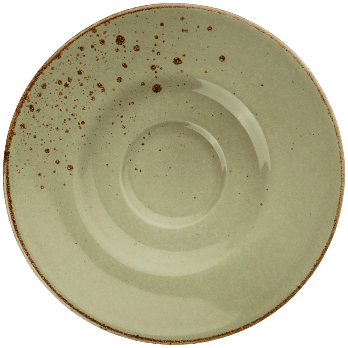 6x VEGA Piattino per tazza cappuccino Palana; 16.5 cm (Ø); verde lime; rotonda; 6 pz. / Pacco - immagine 1