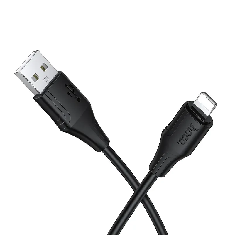 Cavo Dati e Ricarica USB-A - Lightning HOCO X124, 18W, 1m, Nero - immagine 1