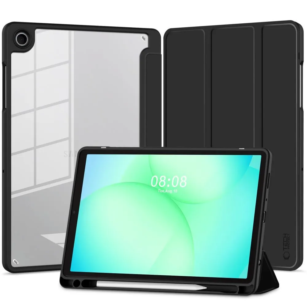 Custodia per Samsung Galaxy Tab A11 / Tab A9, Tech-Protect, SC PEN Hybrid, Nera - immagine 1