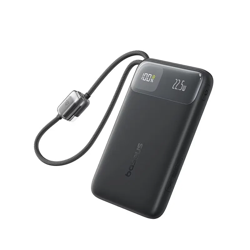 Batteria Esterna Baseus EnerFill FC11, 20000mAh, 22.5W, QC + PD, 1 x Lightning - 1 x USB-A - 2 x USB-C, Nera E0027S04 - immagine 1