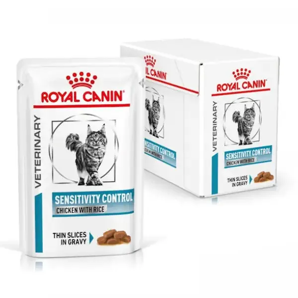 Royal Canin Veterinary Diet Sensitivity Control Multipack 12 x 85 gr Pollo - Dieta veterinaria per gatti - immagine 1