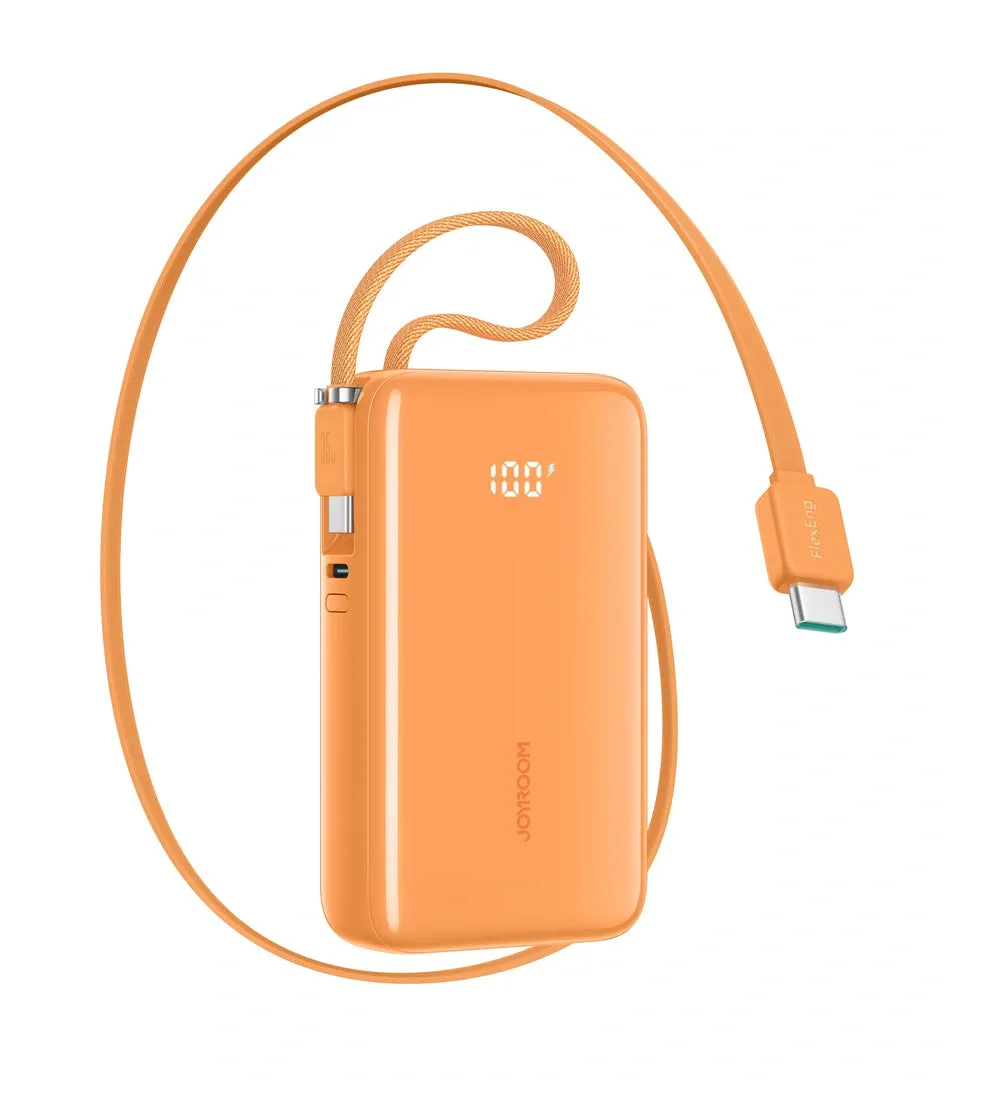 Batteria Esterna Joyroom JR-PR2, 10000mAh, 35W, PD, 3 x USB-C, Arancione - immagine 1