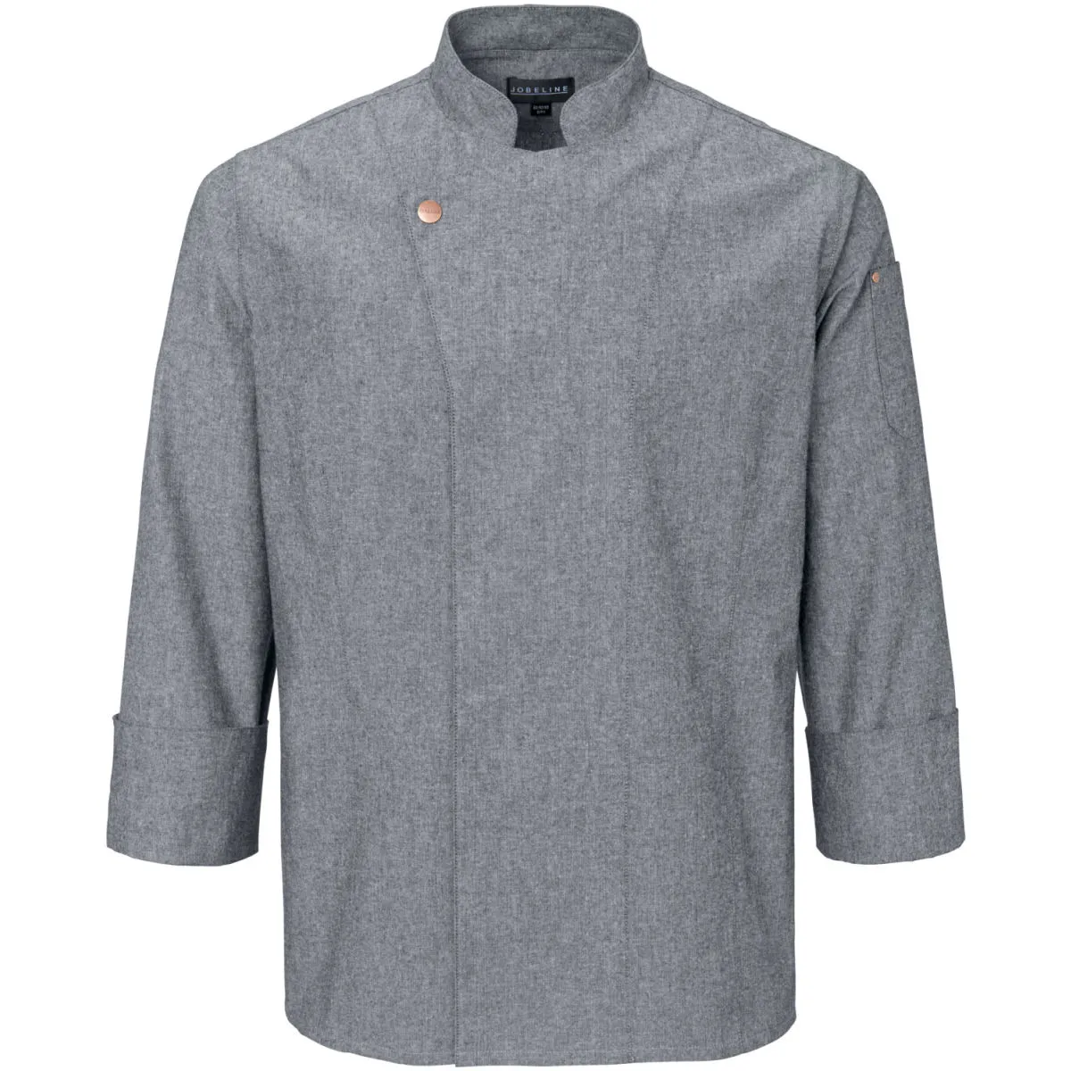 JOBELINE Giacca da cuoco Scott maniche lunghe Chambray; Taglia 60; grigio - immagine 1
