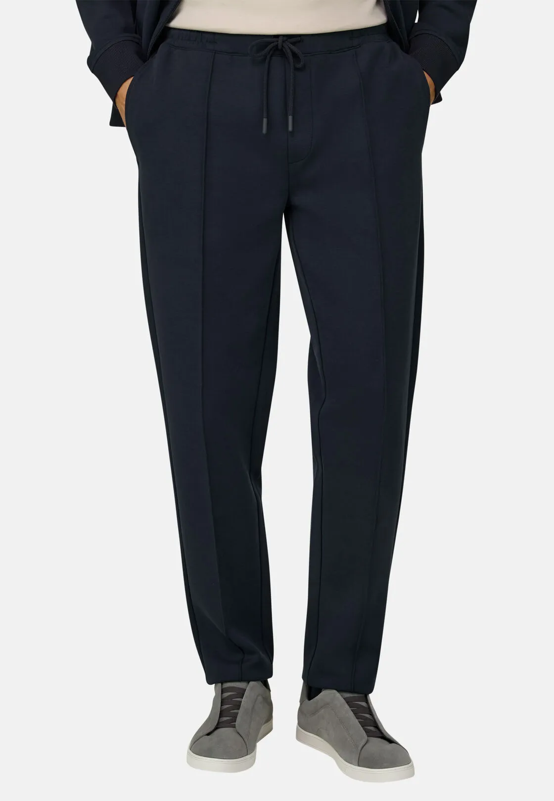Boggi, Pantaloni In Scuba, Uomo, Navy, Taglia: L - immagine 1