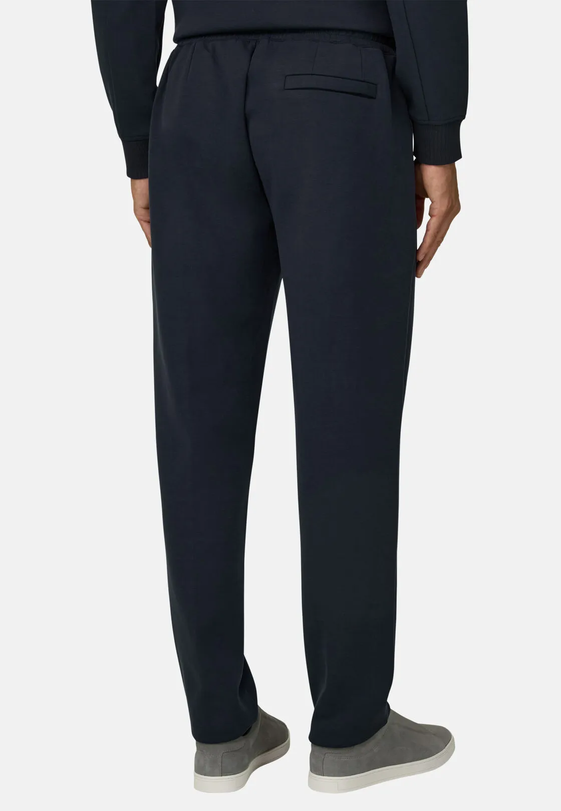 Boggi, Pantaloni In Scuba, Uomo, Navy, Taglia: XXL - immagine 5