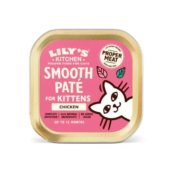 Lily's Kitchen Ricette Naturali 85 gr Pollo (Kitten) - confezione da 19 pezzi - Cibo umido per gatti - immagine 1