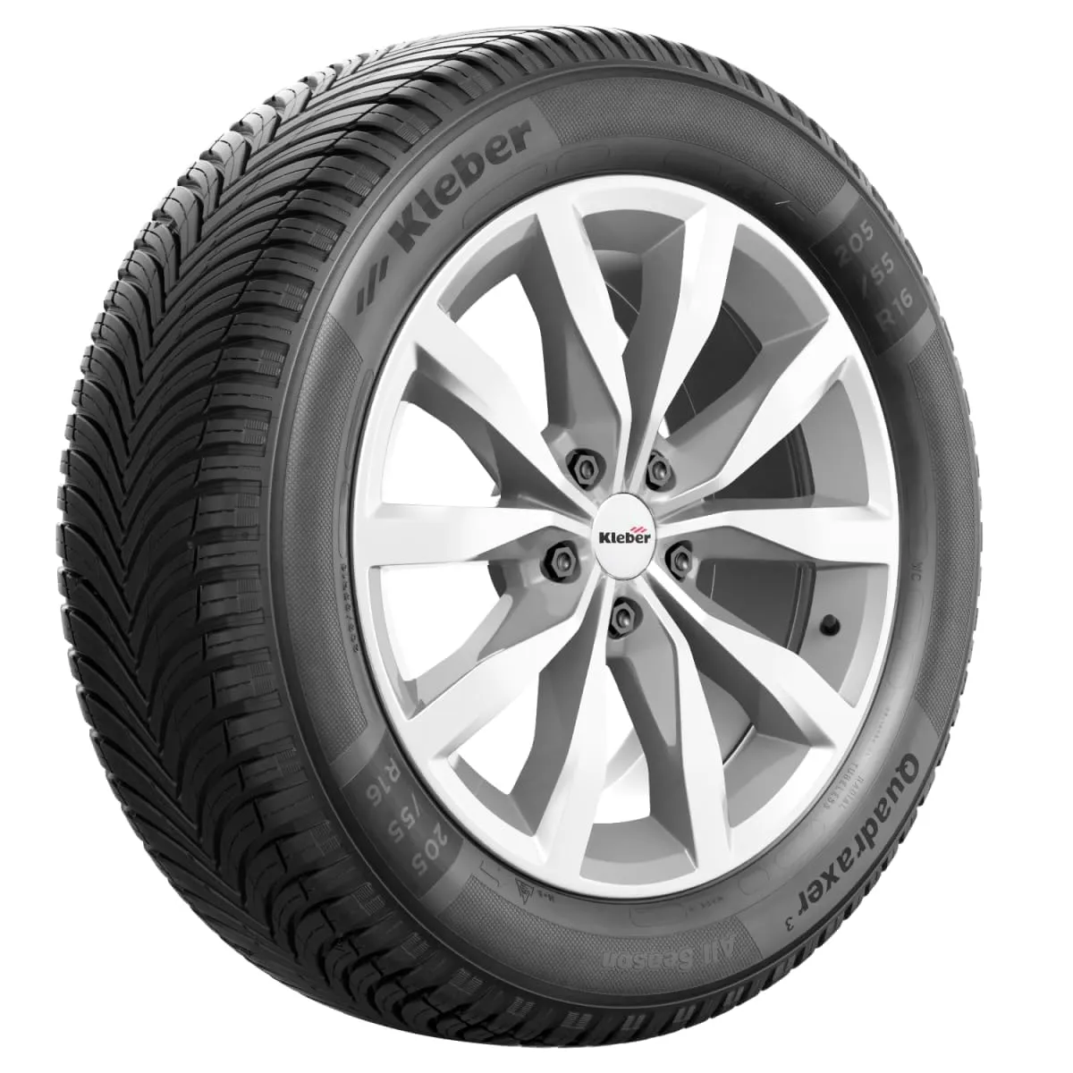 Kleber Quadraxer 3 – 175/55 R15 77T – Pneumatico per Autovettura M+S 3PMSF TL - immagine 2