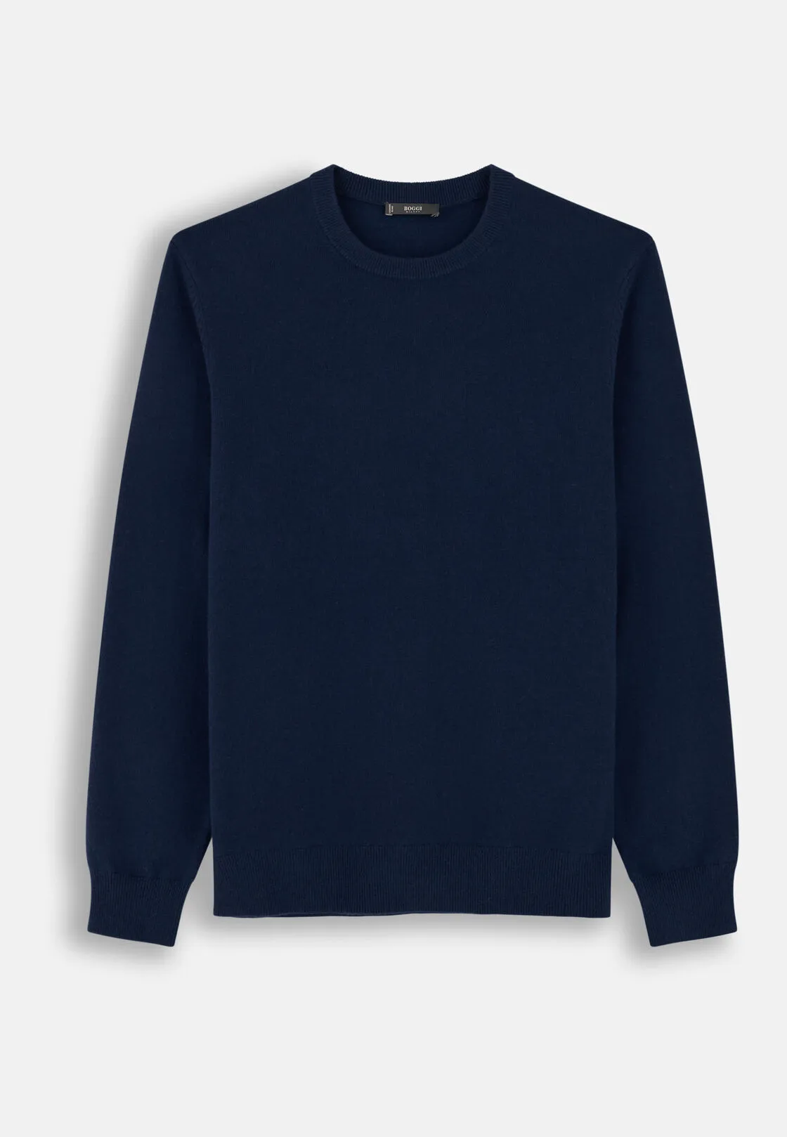Boggi, Maglia Girocollo In Misto Cashmere, Uomo, Navy, Taglia: XXL - immagine 5