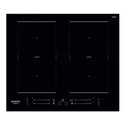 Piano cottura induzione 2 zone Hs 2560C Bf Black (60cm) - immagine 1
