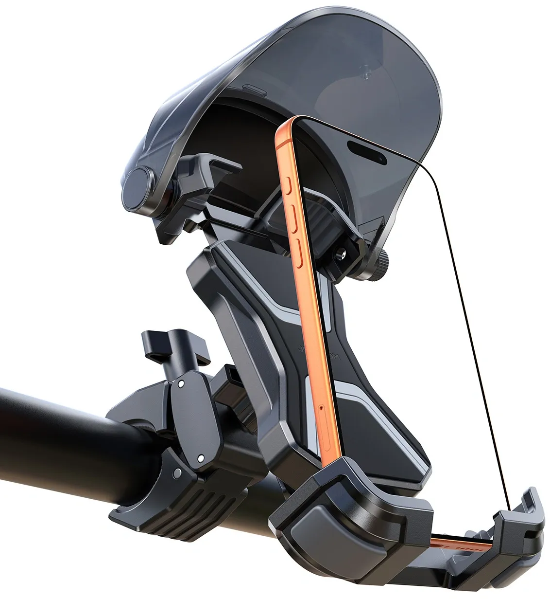 Supporto per Bicicletta e Motocicletta con Parasole Joyroom JR-ZS528, 4.7 pollici - 7 pollici, Nero - immagine 1