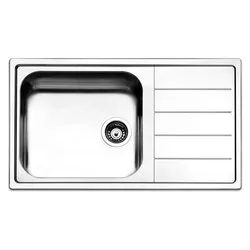 Lavello 1 vasca (86x50cm) LINEAR Inox Spazzolato LNG861IRBC - immagine 1