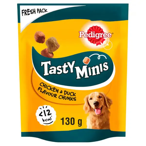 Pedigree Tasty Mini Bites snack per cani Pollo e aringa - immagine 1