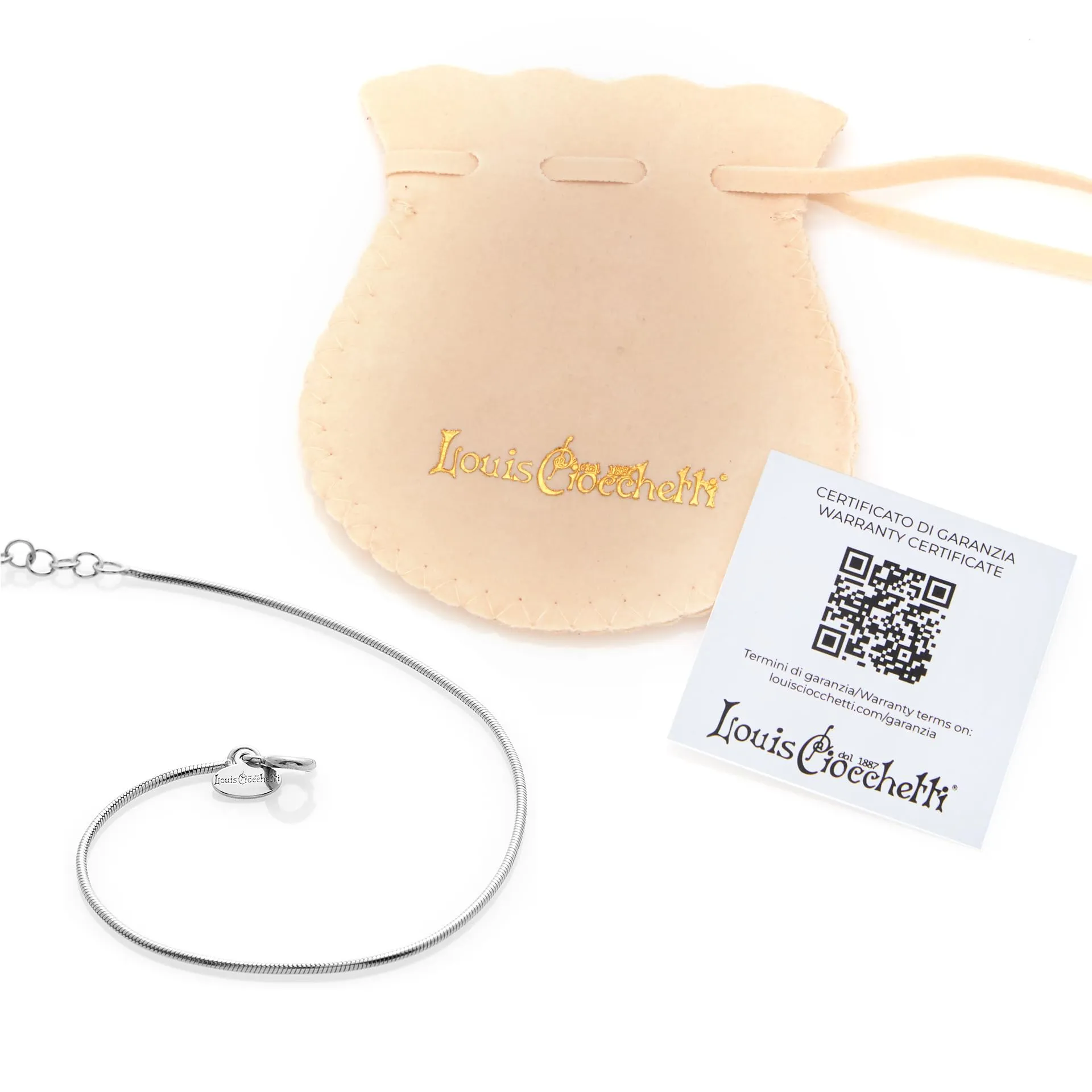 Louis Ciocchetti dal 1887- Bracciale Argento 925 Sottile, Fine, Bracciale fine donna elegante, ideale per charms, Braccialetto idea regalo Natale e San Valentino, made in italy - immagine 8