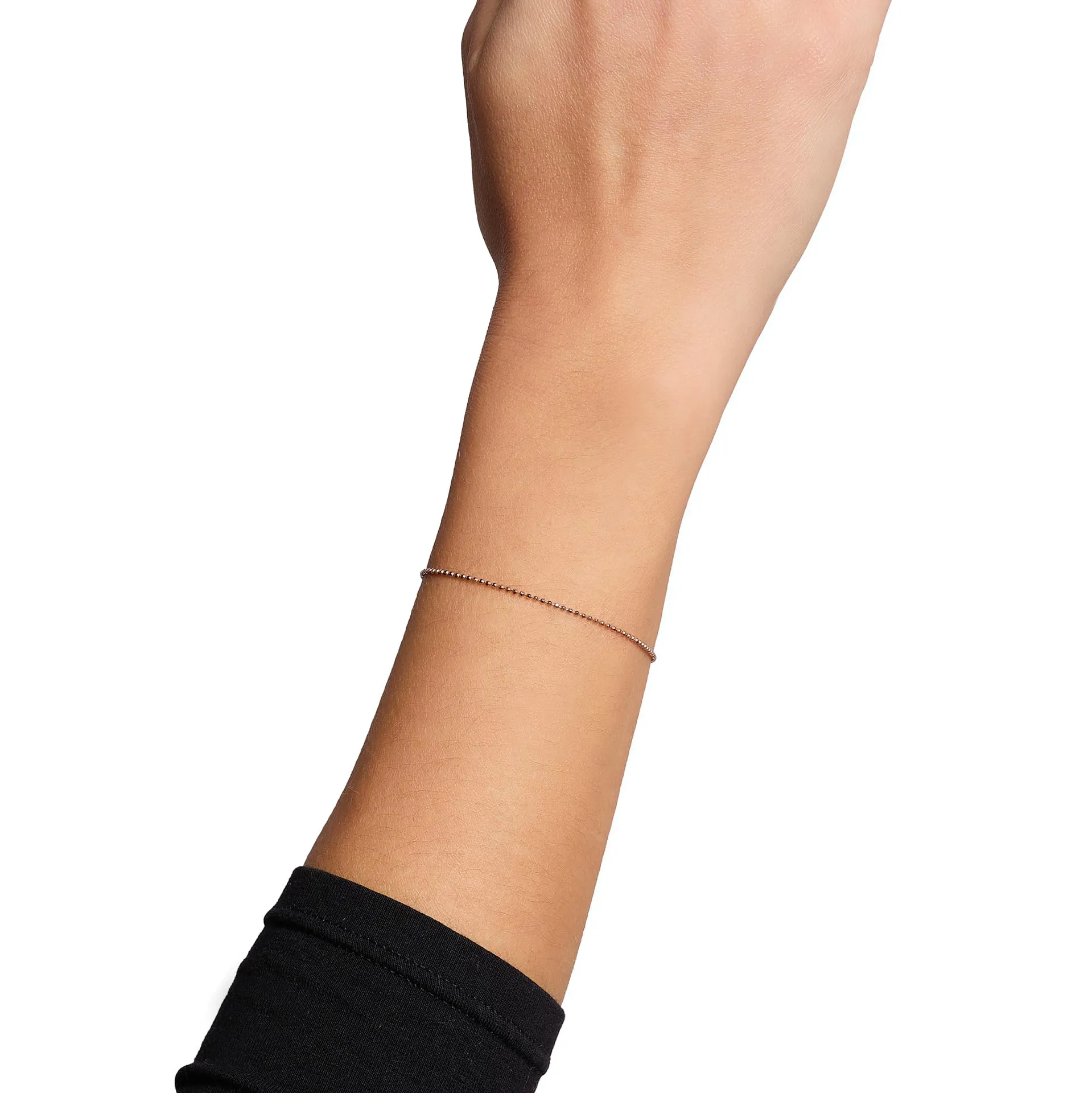 Louis Ciocchetti dal 1887- Bracciale Argento 925 Sottile, Fine, Bracciale fine donna elegante, ideale per charms, Braccialetto idea regalo Natale e San Valentino, made in italy - immagine 3