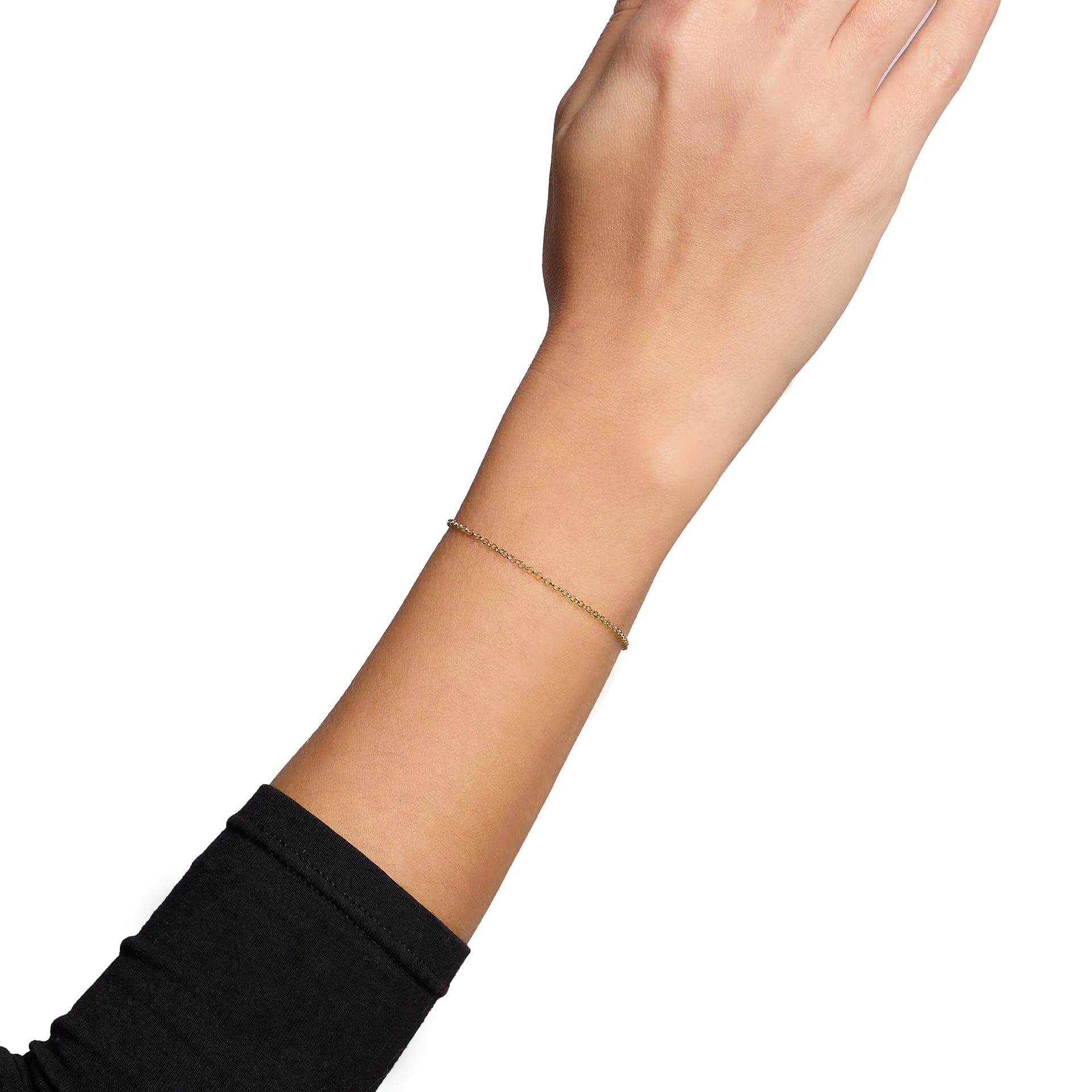 Louis Ciocchetti dal 1887- Bracciale Argento 925 Sottile, Fine, Bracciale fine donna elegante, ideale per charms, Braccialetto idea regalo Natale e San Valentino, made in italy - immagine 3