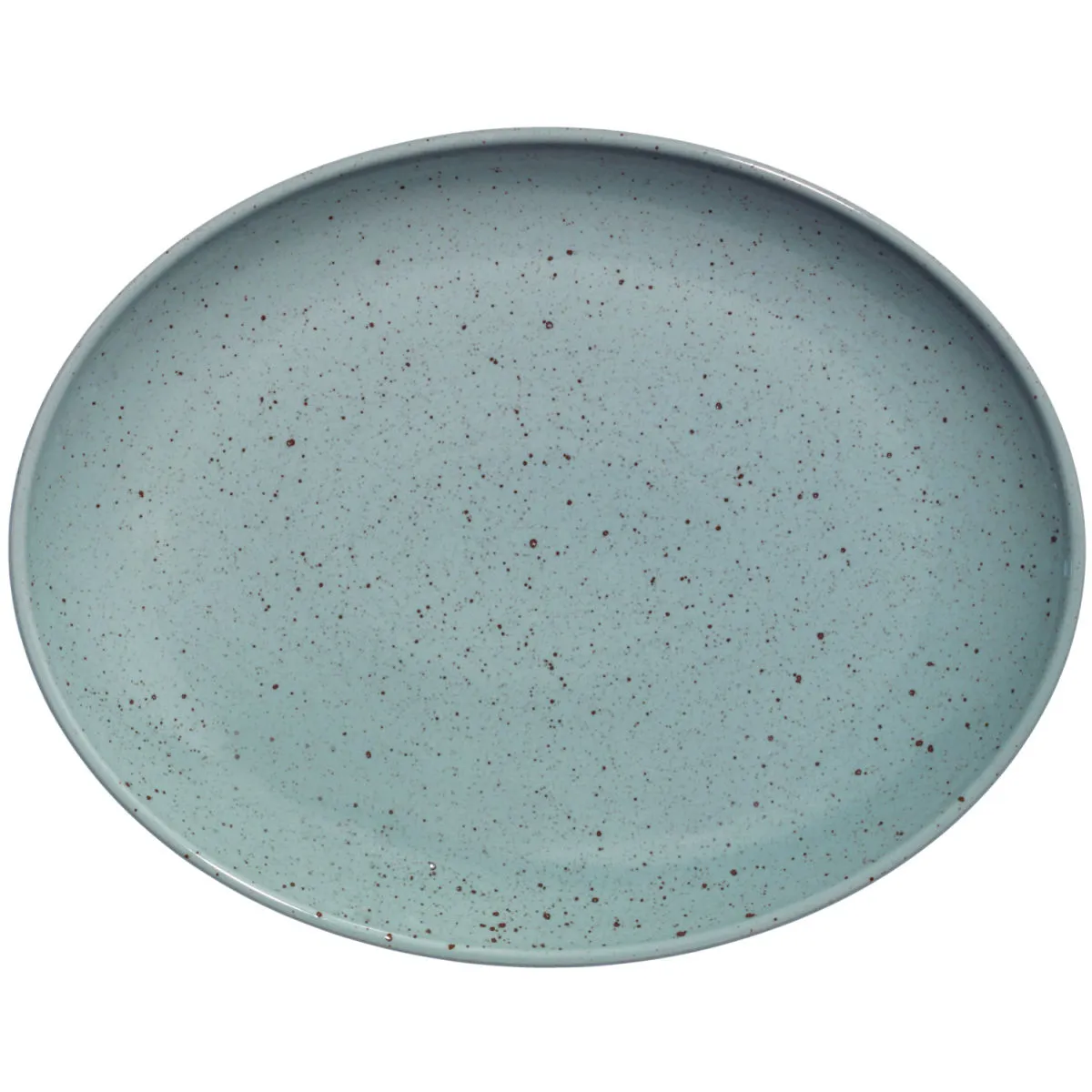 3x VEGA Piatto da portata Alessia; 28x22x2.7 cm (LxLxH); turchese; ovale; 3 pz. / Pacco - immagine 1