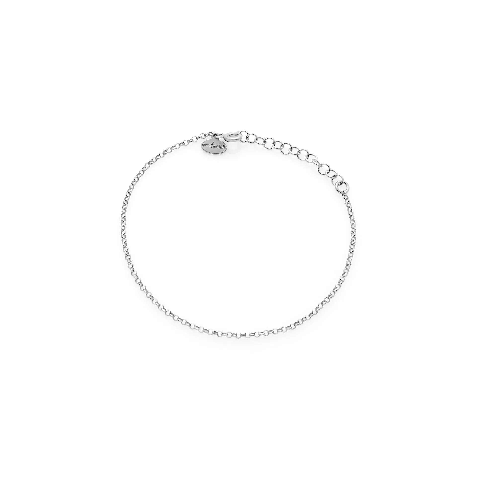 Louis Ciocchetti dal 1887- Bracciale Argento 925 Sottile, Fine, Bracciale fine donna elegante, ideale per charms, Braccialetto idea regalo Natale e San Valentino, made in italy - immagine 1