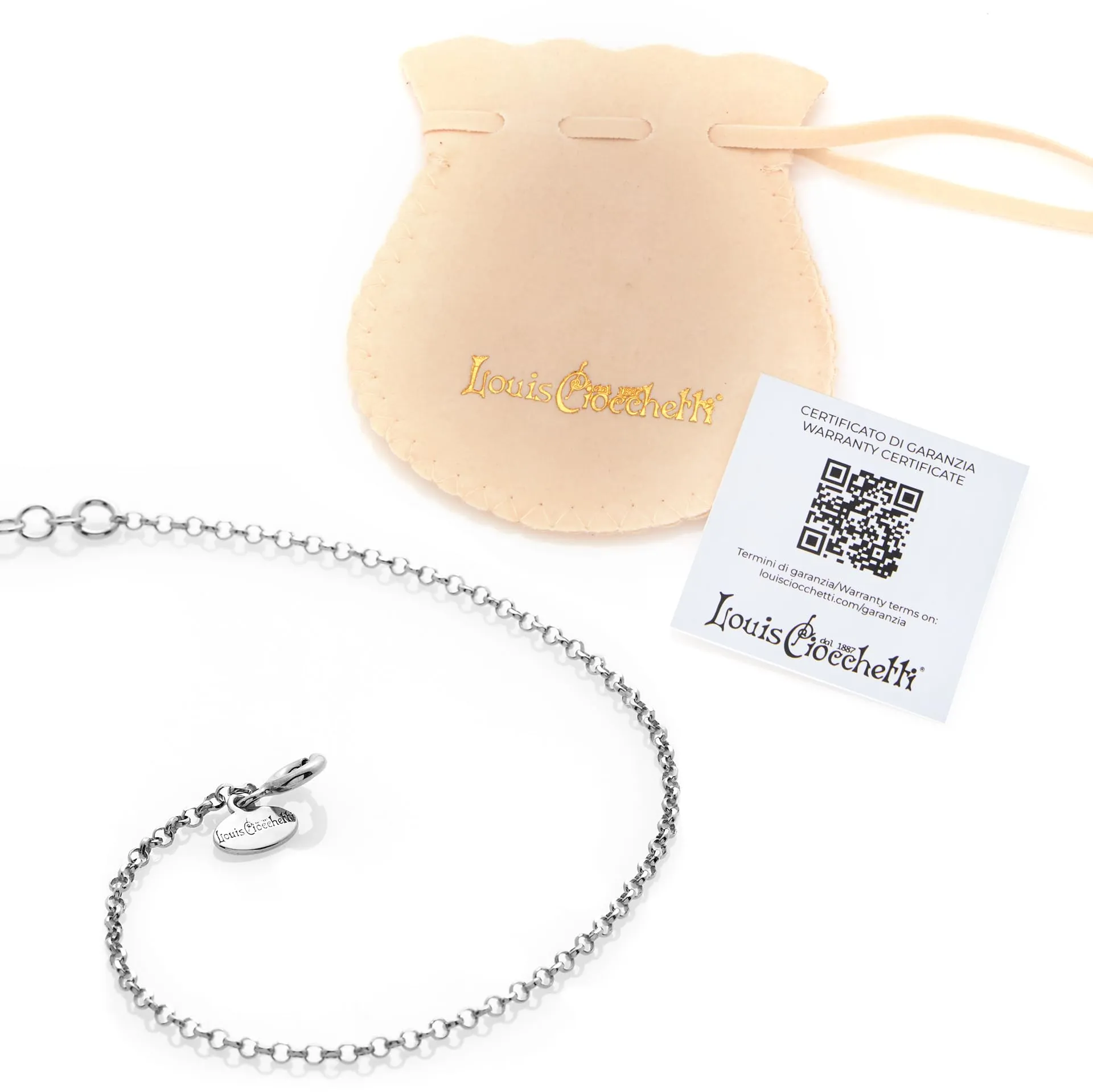 Louis Ciocchetti dal 1887- Bracciale Argento 925 Sottile, Fine, Bracciale fine donna elegante, ideale per charms, Braccialetto idea regalo Natale e San Valentino, made in italy - immagine 8