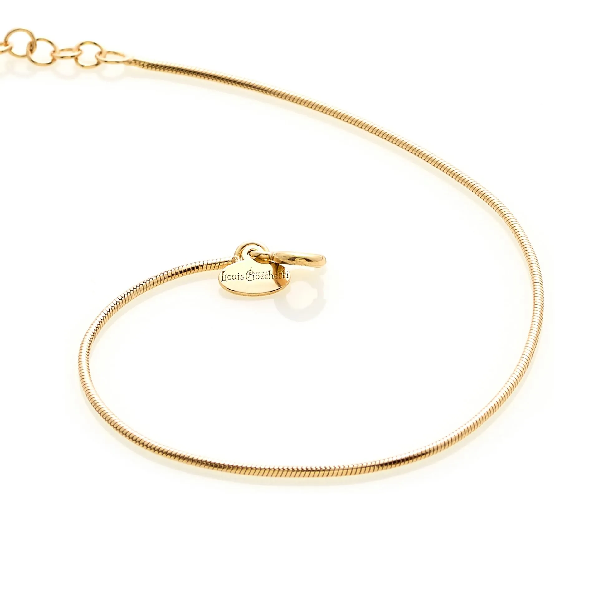 Louis Ciocchetti dal 1887- Bracciale Argento 925 Sottile, Fine, Bracciale fine donna elegante, ideale per charms, Braccialetto idea regalo Natale e San Valentino, made in italy - immagine 2