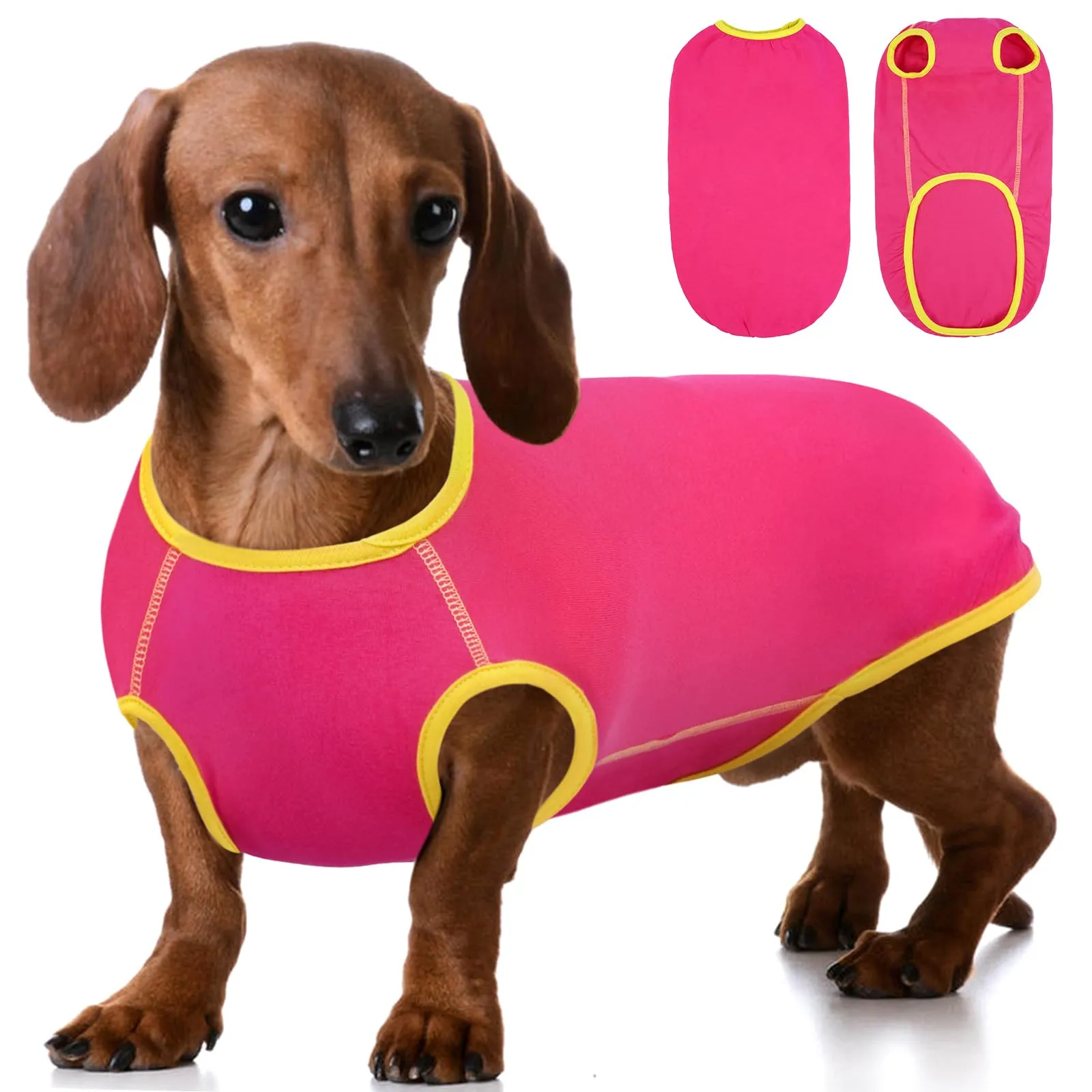 Hjyokuso Maglione Per Cane Bassotto, Maglioncino Cane Taglia Piccola, Maglietta Per Cani, Felpa Cane Piccola Taglia, Maglietta Cane, Maglietta Per Bassotto, Vestiti Per Bassotti, Gilet Per Bassotto - immagine 1