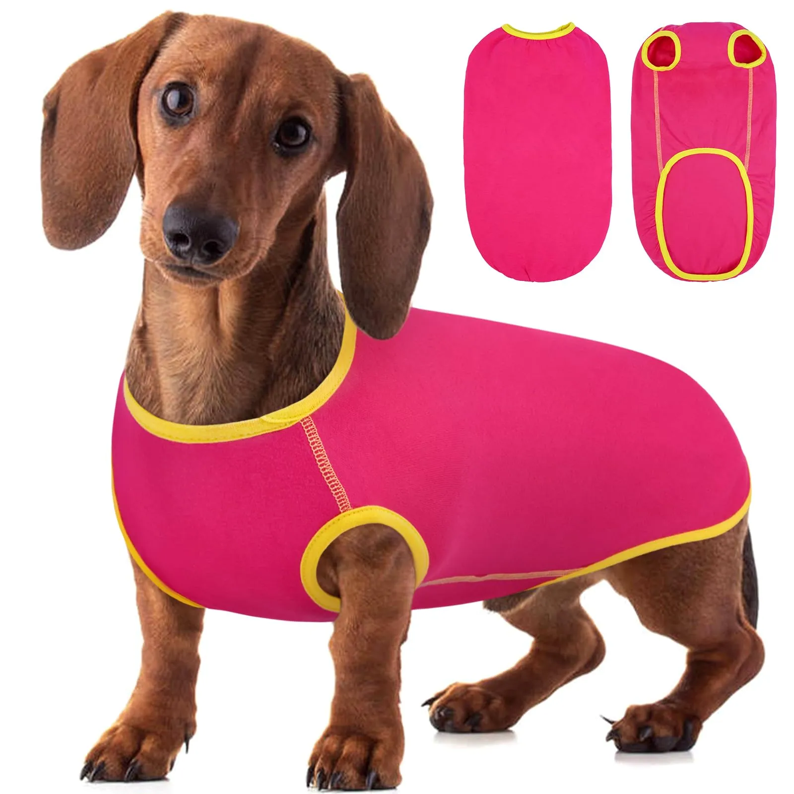 Hjyokuso Maglione Per Cane Bassotto, Maglioncino Cane Taglia Grande, Maglietta Per Cani, Felpa Cane Grande, Maglietta Cane, Maglietta Per Bassotto, Vestiti Per Bassotti, Gilet Per Bassotto - immagine 1