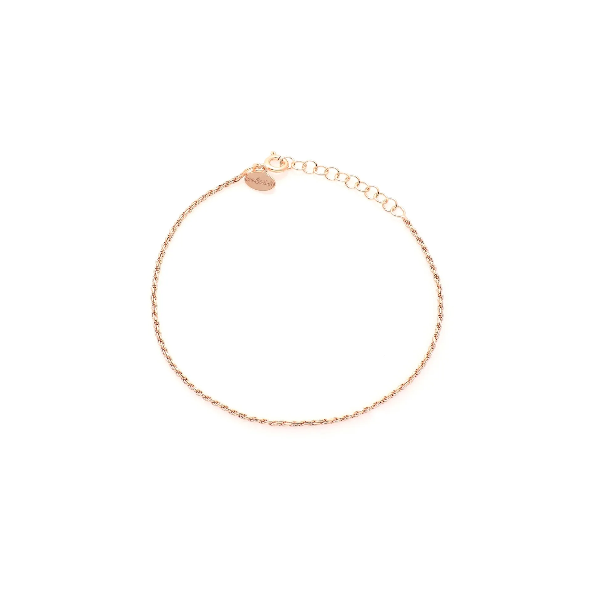 Louis Ciocchetti dal 1887- Bracciale Argento 925 Sottile, Fine, Bracciale fine donna elegante, ideale per charms, Braccialetto idea regalo Natale e San Valentino, made in italy - immagine 1