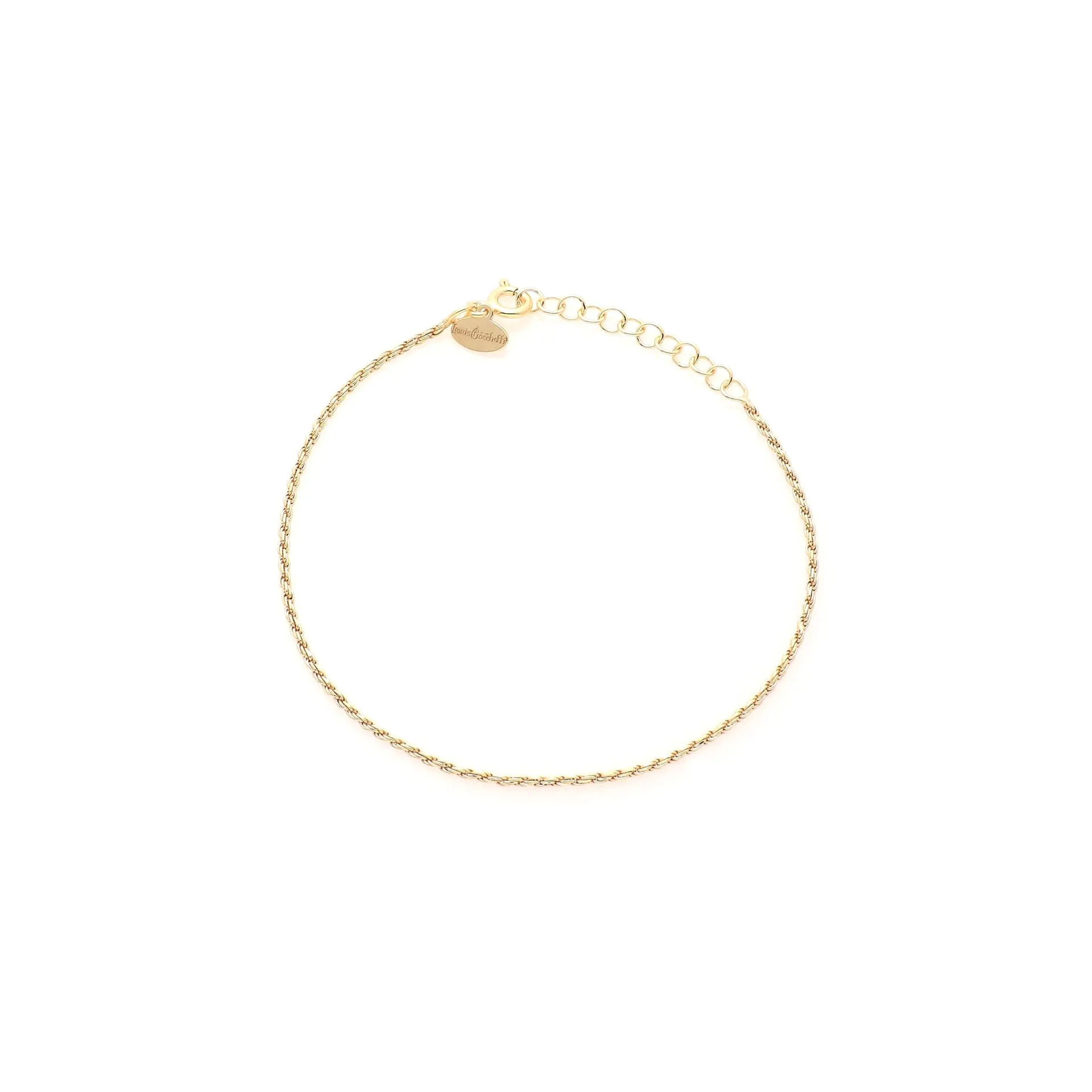 Louis Ciocchetti dal 1887- Bracciale Argento 925 Sottile, Fine, Bracciale fine donna elegante, ideale per charms, Braccialetto idea regalo Natale e San Valentino, made in italy - immagine 1