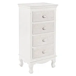 CLORINE Cassettiera 4 Cassetti Bianco (40cm) - immagine 1