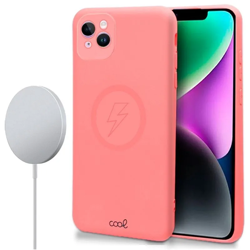 Custodia magnetica rosa freddo per iPhone 14 - immagine 1