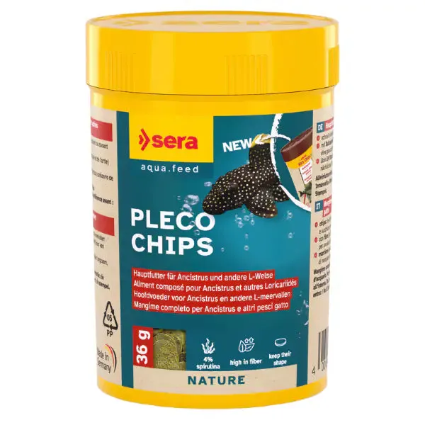 Sera Pleco Chips mangime per Loricaridi e Botie 36 gr (100 ml) - immagine 1