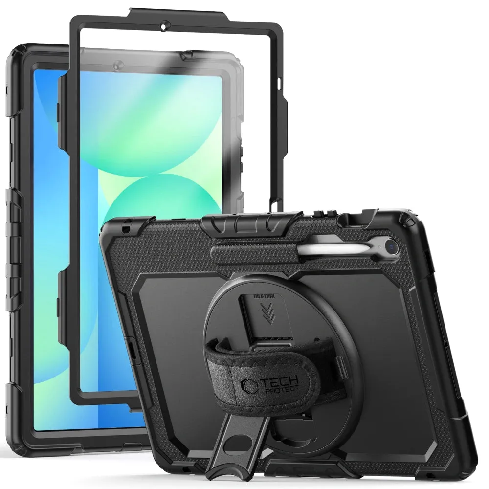 Custodia per Samsung Galaxy Tab S10 FE+, Tech-Protect, Solid, Nera - immagine 1