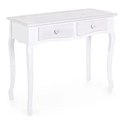 CHARLENE Consolle Bianco opaco (90cm) - immagine 1