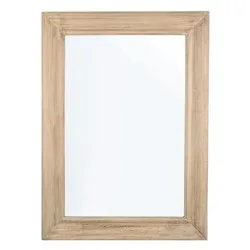 TIZIANO Specchio senza luce Legno naturale (81x111cm) - immagine 1