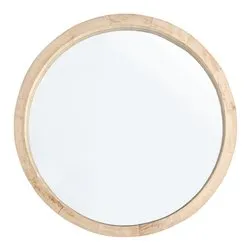 TIZIANO Specchio senza luce Legno naturale (42cm) - immagine 1