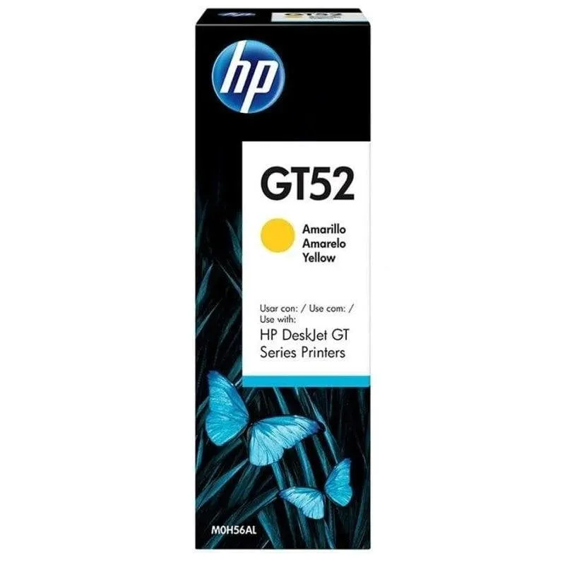 Bottiglia di Inchiostro HP GT52 Giallo Originale - immagine 1