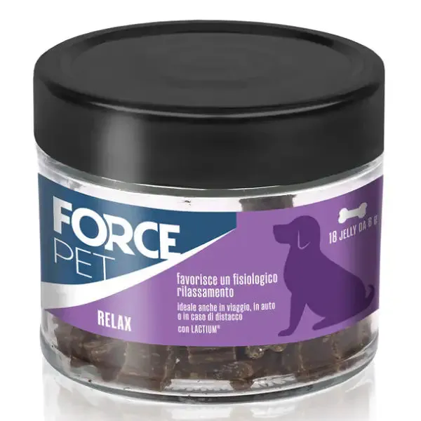 Forcepet Relax integratore rilassante con lactium Compresse per cani 18 jelly da 6 gr - Integratori per cani - immagine 1
