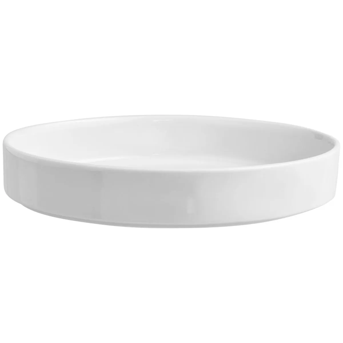 4x VEGA Pirofila Base; 750 ml, 22.5x17x4 cm (LxLxH); bianco; ovale; 4 pz. / Pacco - immagine 1