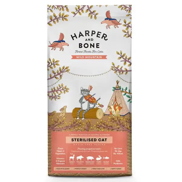 Harper and Bone Sterilised Cat Grain Free Wild mountain 5 kg - Croccantini per gatti - immagine 1