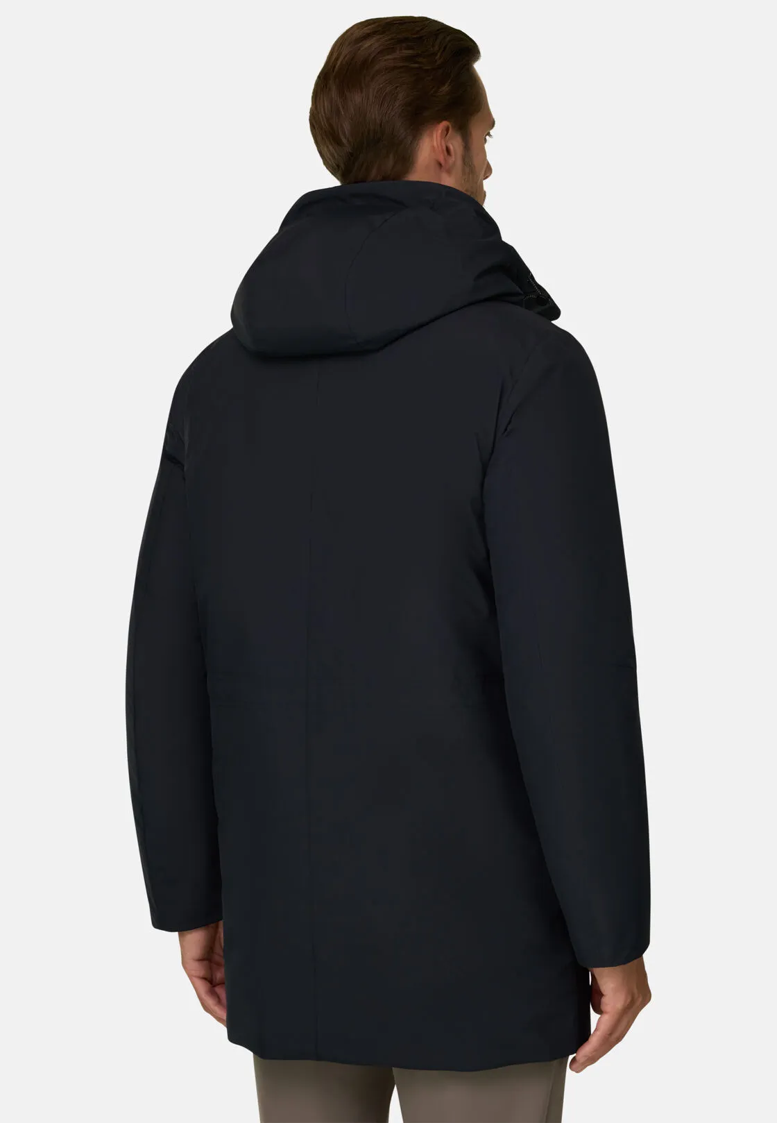 Boggi, Giubbotto In Tessuto Tecnico Imbottito, Uomo, Navy, Taglia: L - immagine 4